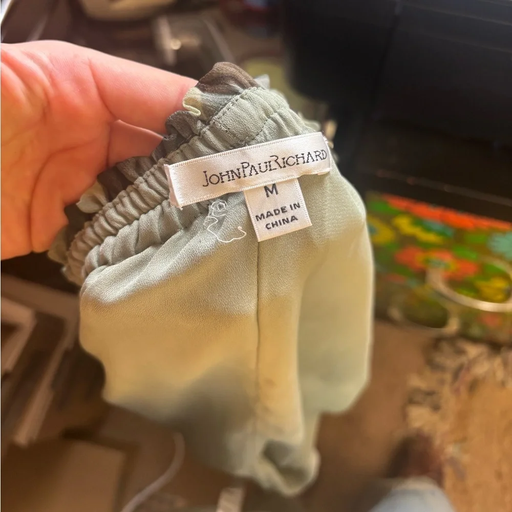 Watercolor Camouflage Tiered Frilly Fairy Grunge Skirt Size M - Picture 7 of 14